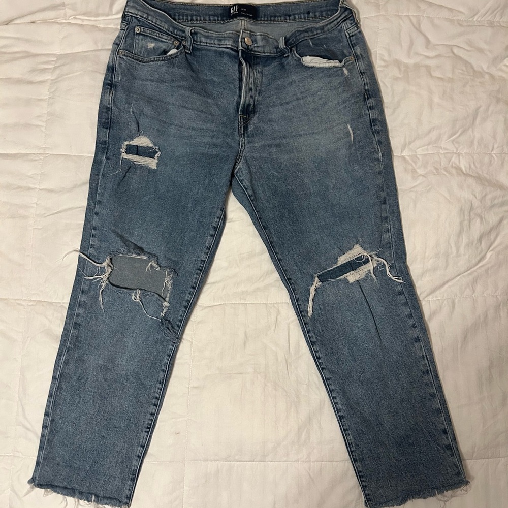 GAP Women's Blue Ankle & Cropped Jeans